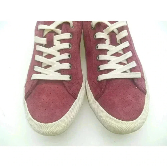 SeaVees Women's Red Canvas Standard Monterey Sneaker- Size: 6 - Picture 7 of 9